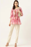 Pink top with lace