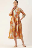 Jodhpur Ethnic Motifs Midi Dress